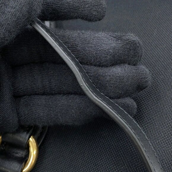 PRADA Jacquard 2WAY Handbag Canvas/Leather - Picture 12 of 15